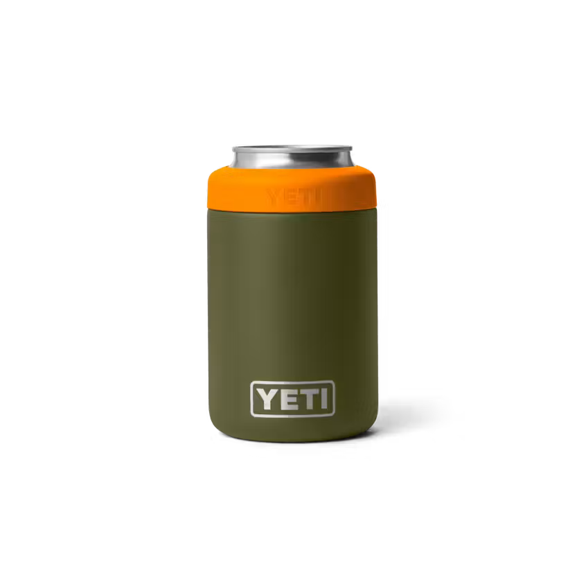 Rambler® 12 oz Colster™ Can Cooler - Olive/King Crab Orange