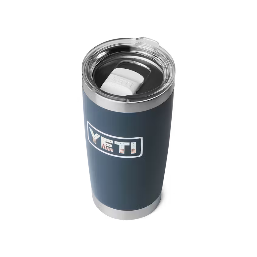 Rambler® 20 oz Tumbler - Navy/ Badge - Image 3