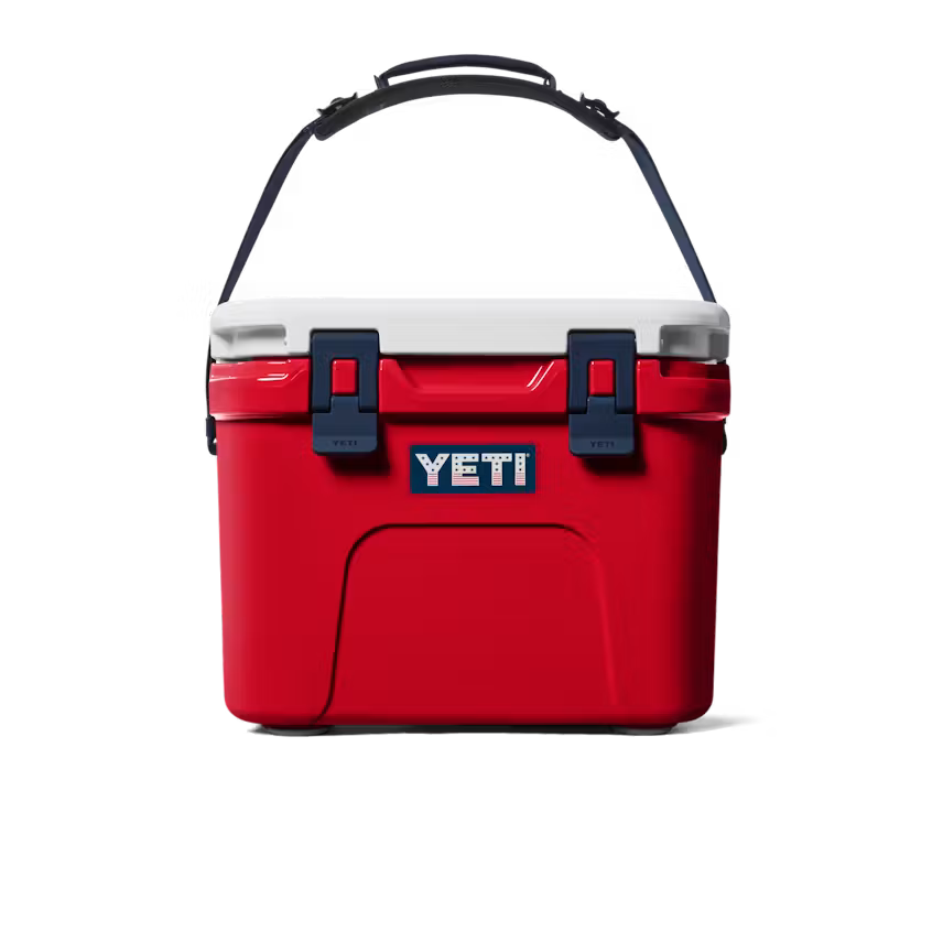 Roadie® 15 Hard Cooler - Rescue Red/White/Navy - Image 4