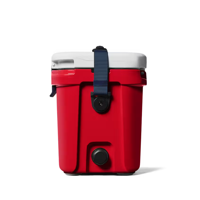 Roadie® 15 Hard Cooler - Rescue Red/White/Navy - Image 2