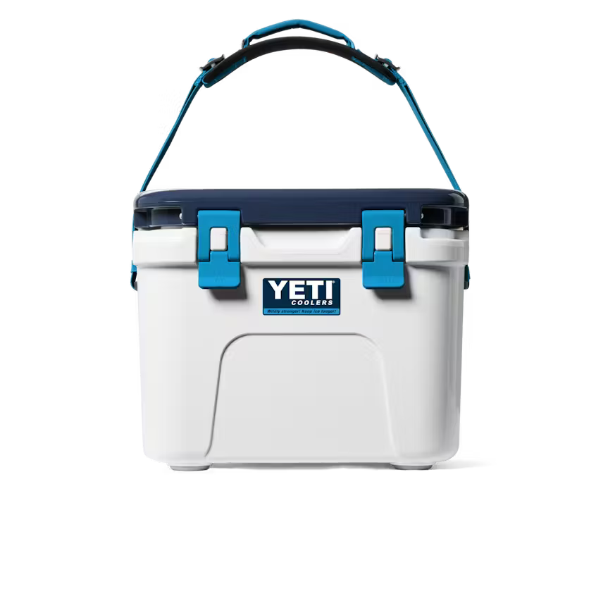 Roadie® 15 Hard Cooler - 20th Anniversay White/Blue - Image 6