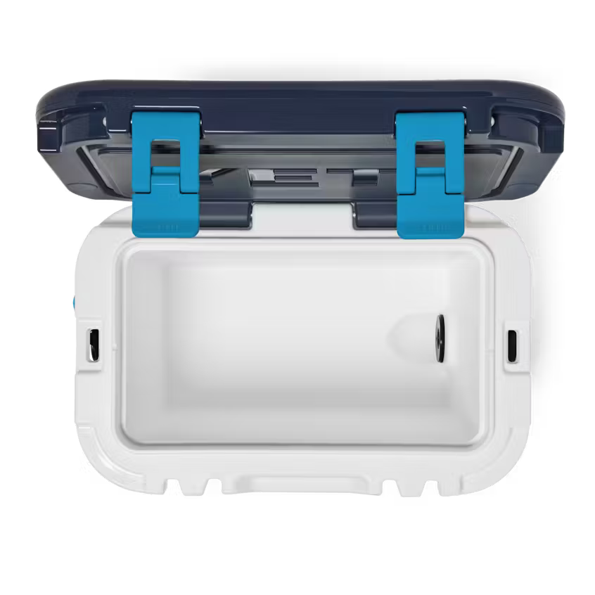 Roadie® 15 Hard Cooler - 20th Anniversay White/Blue - Image 7