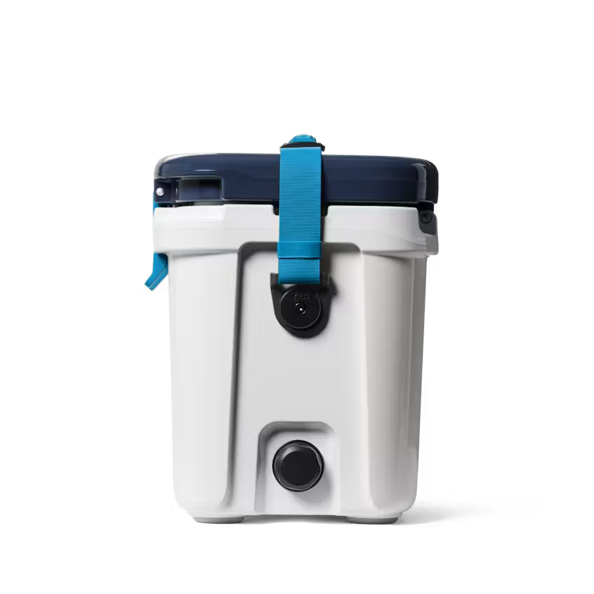 Roadie® 15 Hard Cooler - 20th Anniversay White/Blue - Image 8