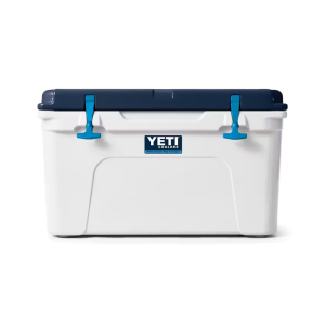 Tundra® 45 Hard Cooler - 20th Anniversary White/Blue