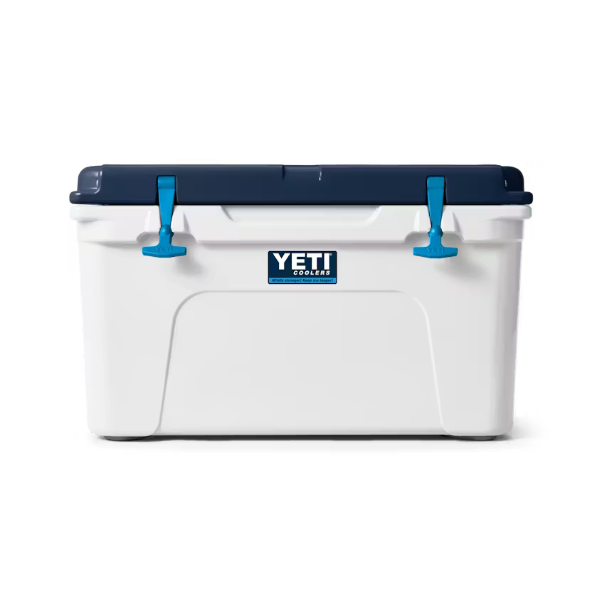 Tundra® 45 Hard Cooler - 20th Anniversary White/Blue
