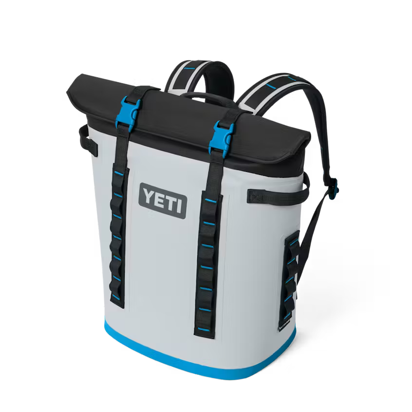 Hopper® M20 Backpack Soft Cooler - 20th Anniversary White/Blue - Image 2