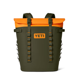 Hopper® M20 Backpack Soft Cooler - Olive/King Crab Orange