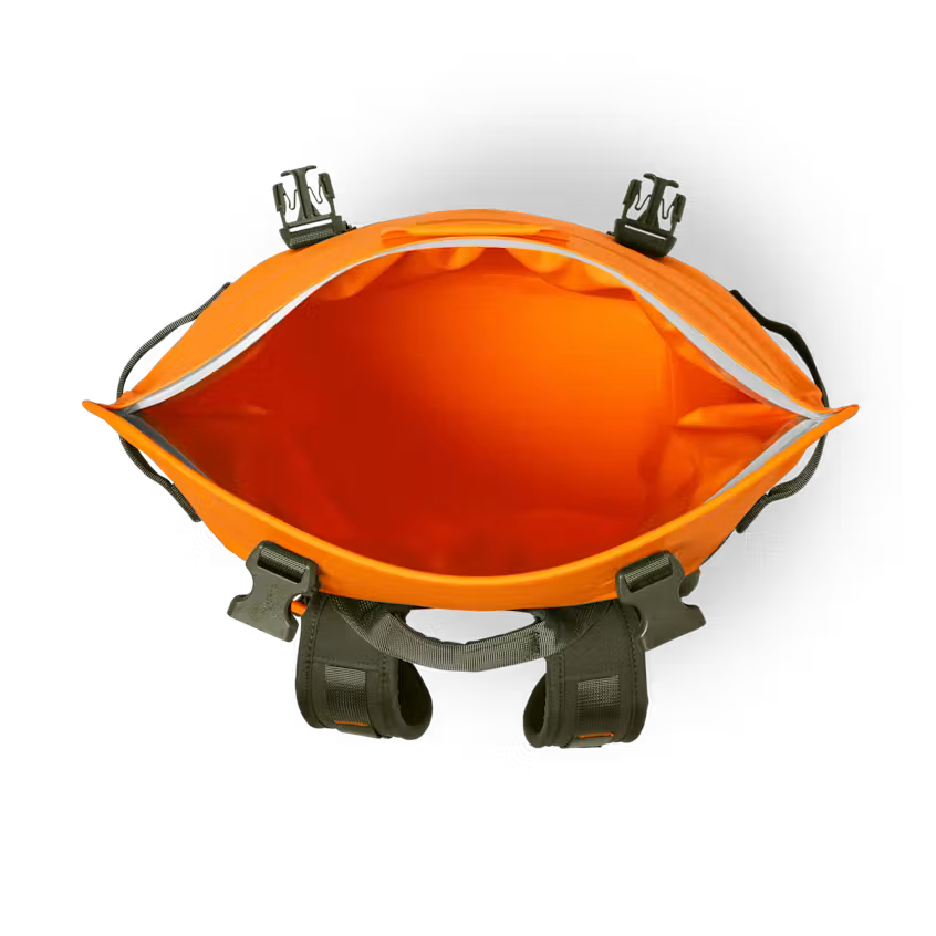 Hopper® M20 Backpack Soft Cooler - Olive/King Crab Orange - Image 4