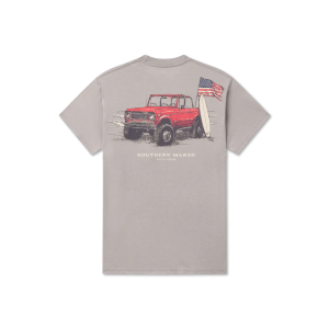 SEAWASH™ Tee - American Beach Rodeo - Light Gray