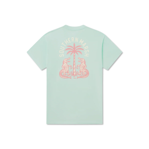 SEAWASH™ Tee - Gator Palm Party - Honeydew