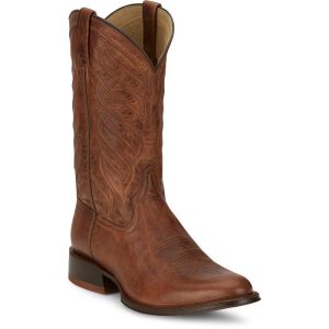 Lenado 12" Western Boot - Cognac Goat