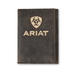 Trifold Crazy Horse Brown Wallet