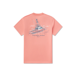 SEAWASH™ Tee - Offshore Cruisin - Coral