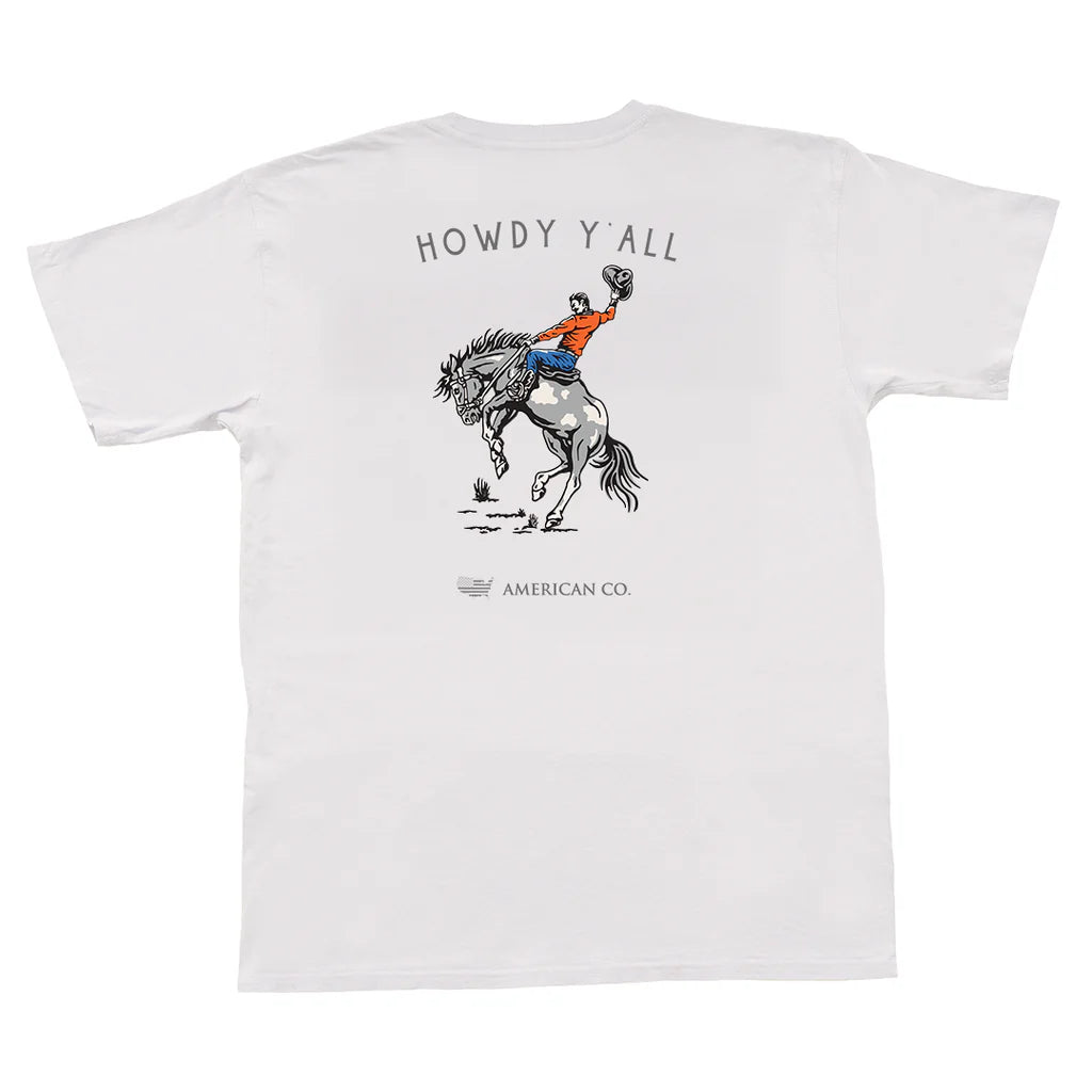 The American Rodeo SS Pocket Tee- Oyster