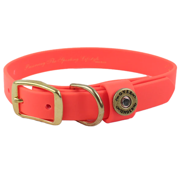 Waterproof Dog Collar - Blaze Orange