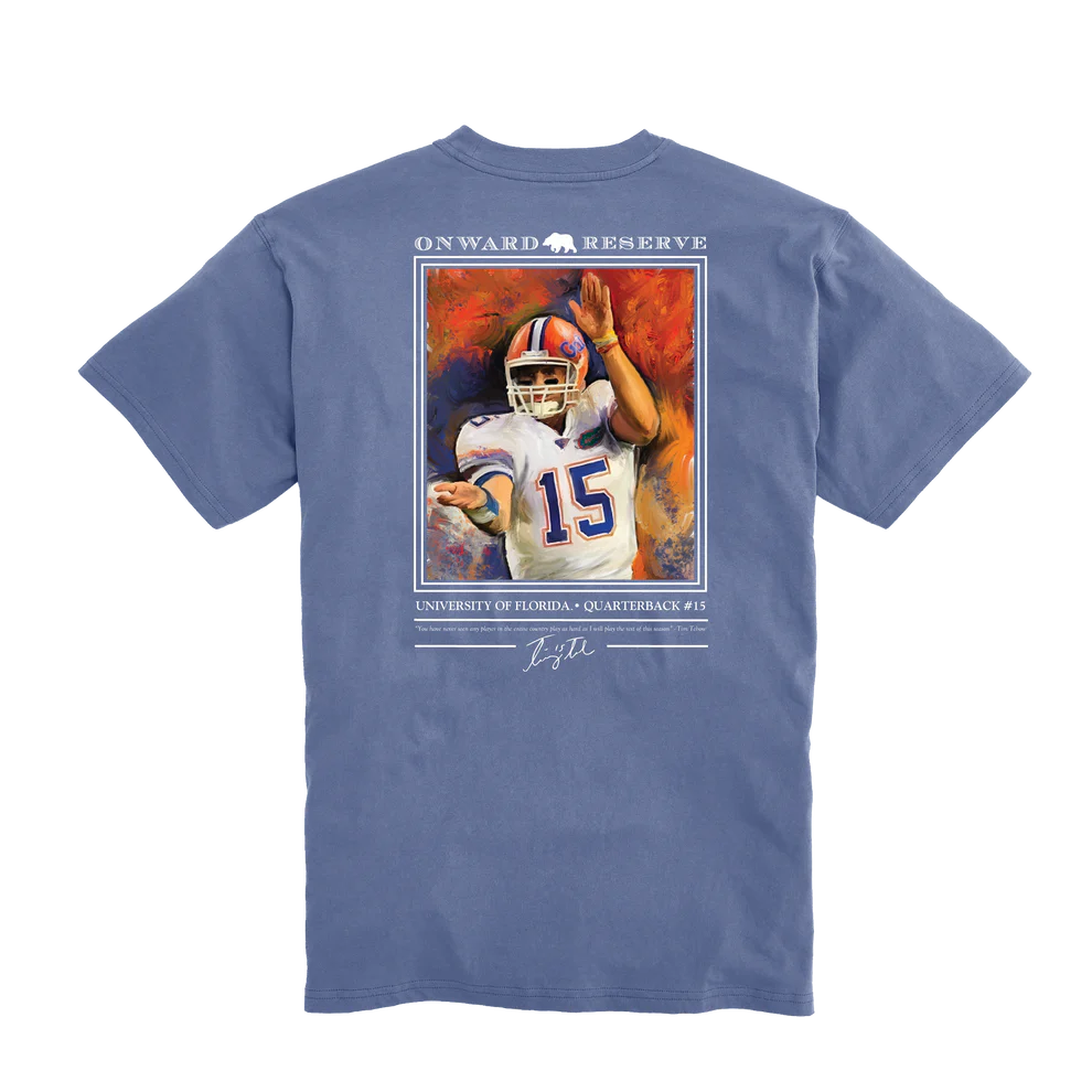 Florida Tim Tebow Tee - Washed Blue