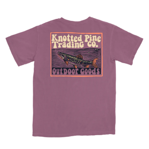 Trippy Trout Tee - Berry