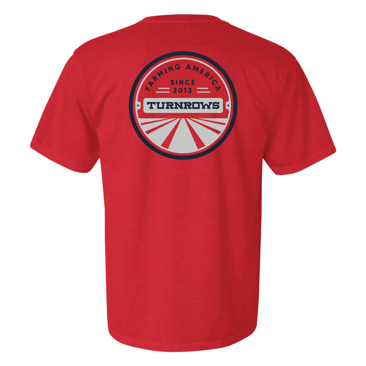 Farming America Pocket Tee - Red