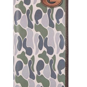 Green Old School Camo Roper Wallet - Georgia Concho