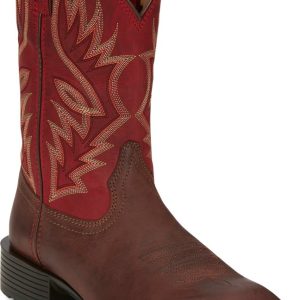 Zeke Western Boot - Red Goat