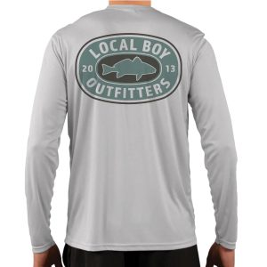 Sandy Red Graphic Performance Shirt - Gray
