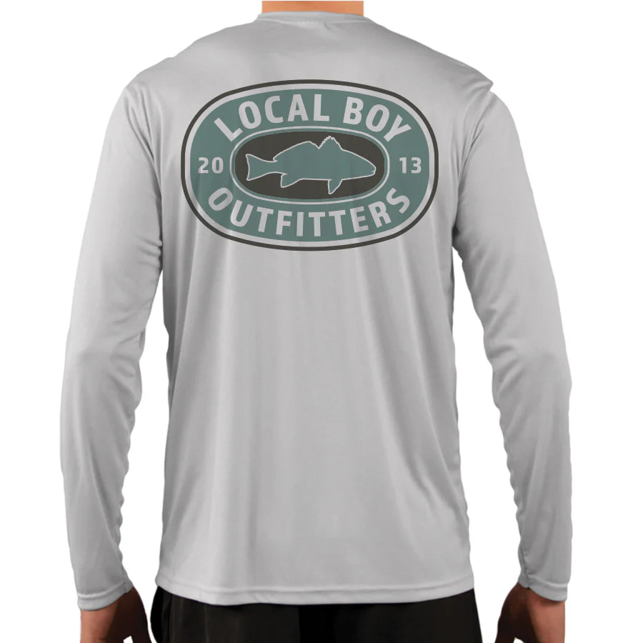 Sandy Red Graphic Performance Shirt - Gray