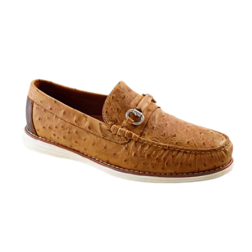 Freeport Bit Loafer - Ostrich Tan