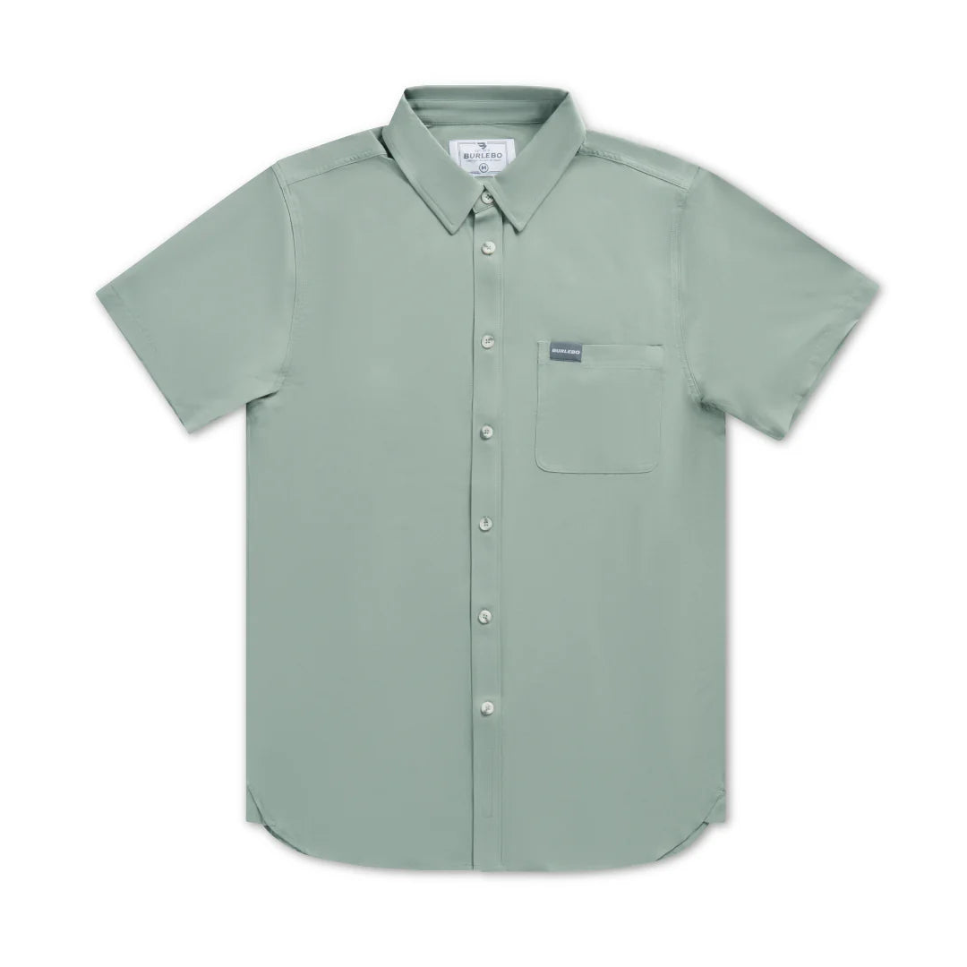 Performance Button Up - Sage