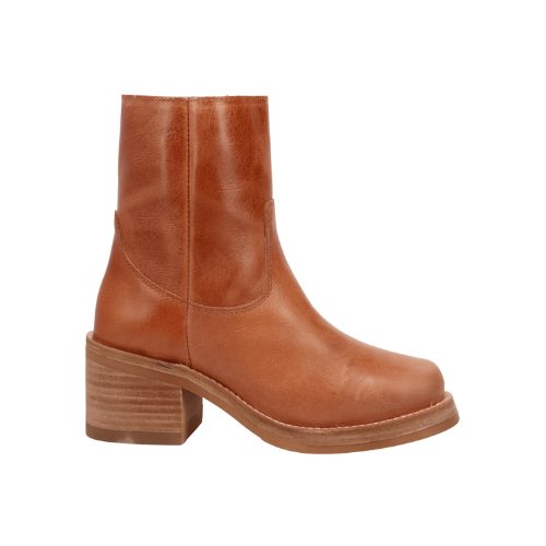 Roxy Leather Bootie - Tan