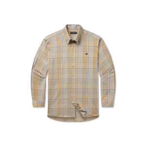 Edgefield Windowpane Dress Shirt - Field Khaki/Dark Olive