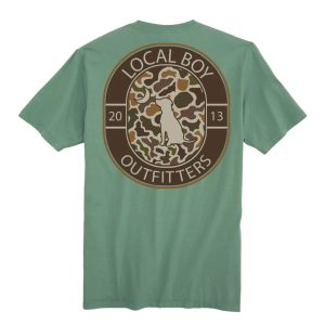 Vintage Crest Tee - Light Green