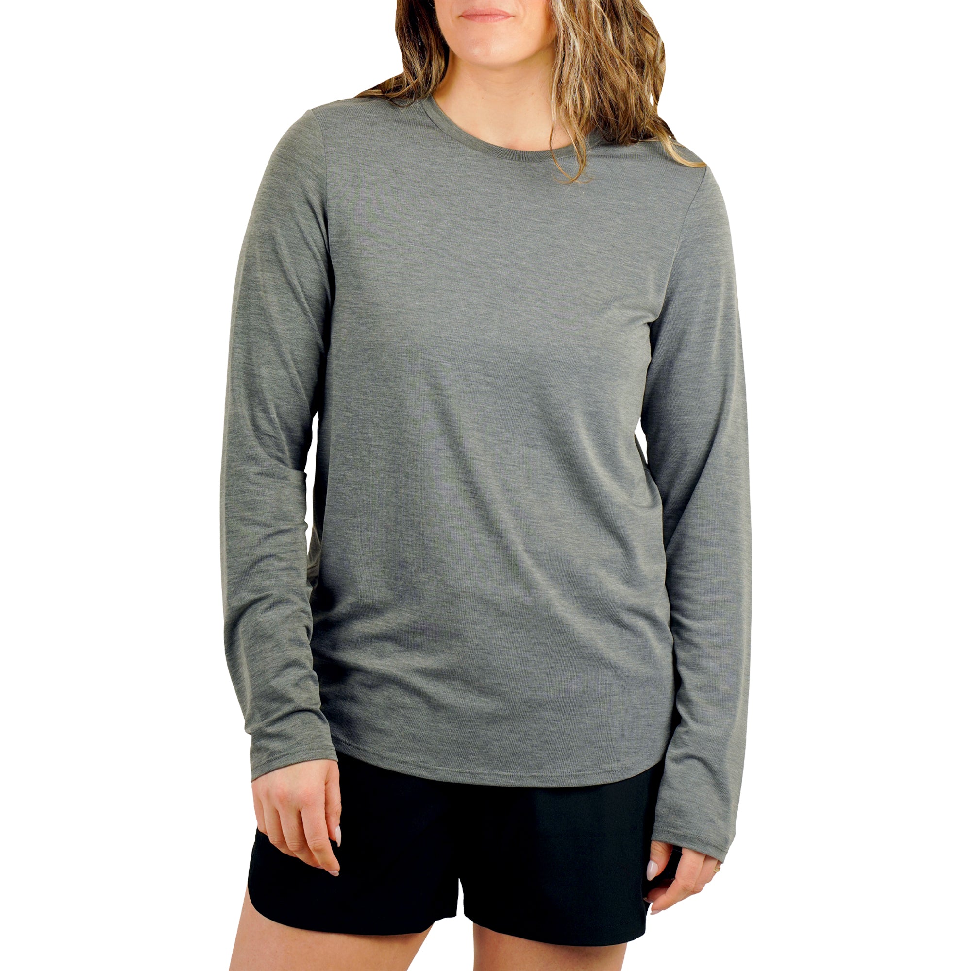 Ocean Bound UPF Long Sleeve - Charcoal Heather