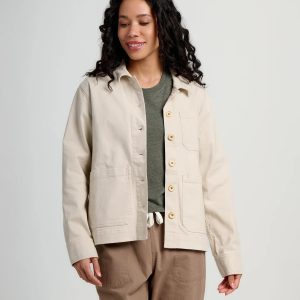 Women's Folly Twill Chore Coat - Stone