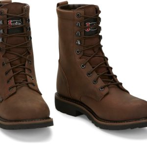 Drywall Lace-Up Steel Toe 8"