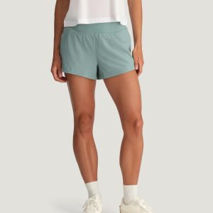 Women's Bamboo-Lined Active Breeze Short – 3" - Ocean Mist
