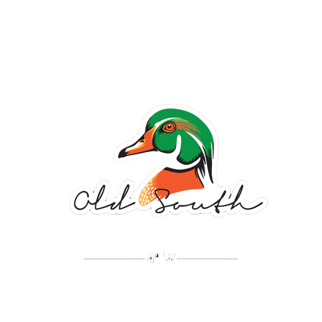 Wood Duck Head Decal