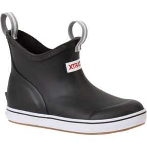 Kids Ankle Deck Boot - Black