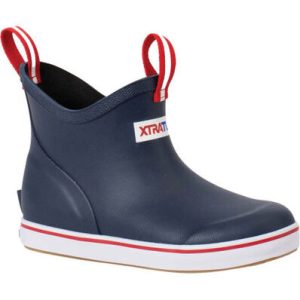 Kids Ankle Deck Boot - Navy