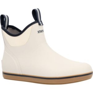 Men's 6" Ankle Deck Boot - Ivory/Navy