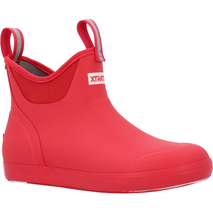 XtraTuf Women's 6 in Ankle Deck- Hot Pink
