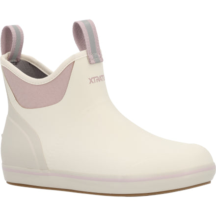 Women's 6 in Ankle Deck Boot - Ivory