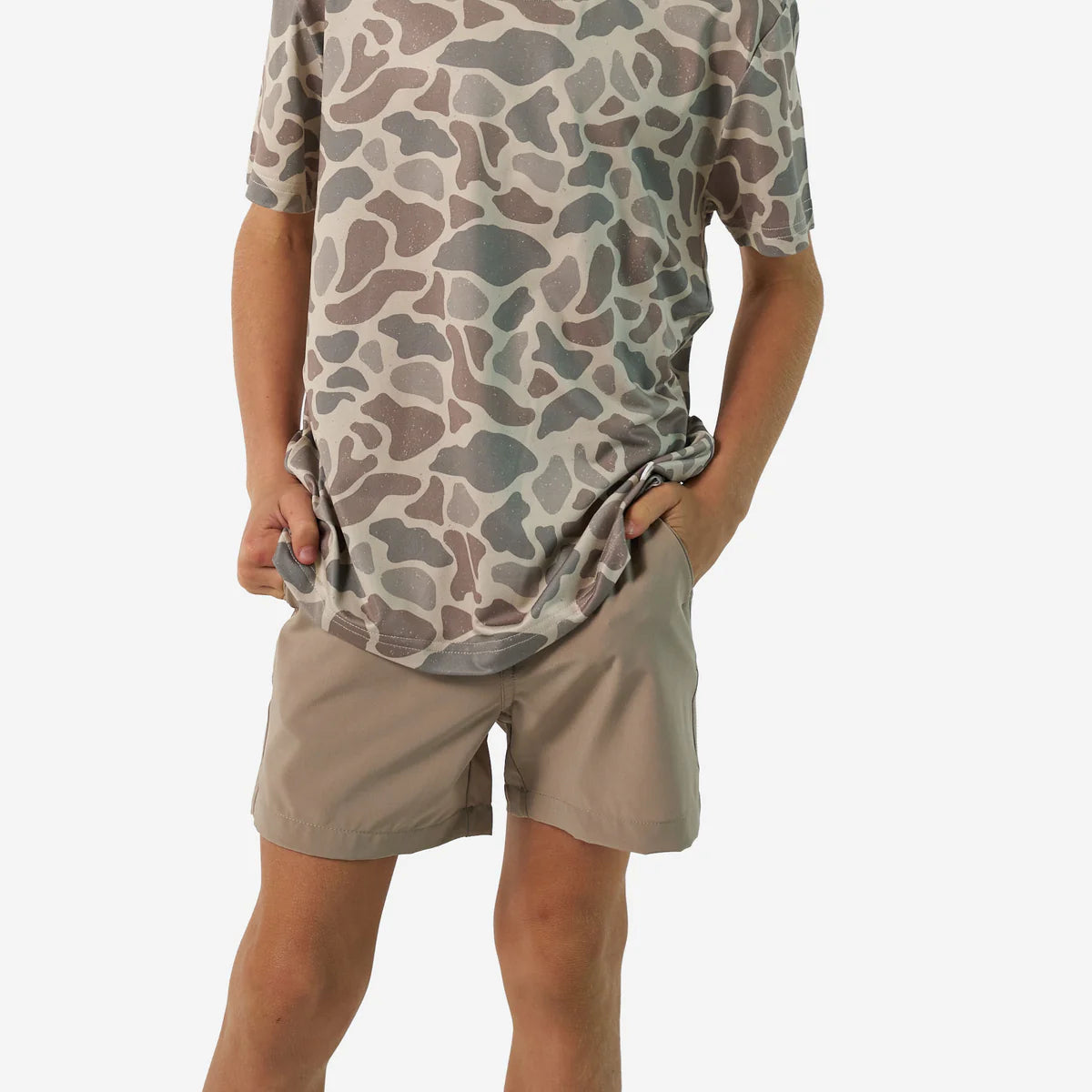 Youth Go To Tee - Classic Deer Camo - Image 2
