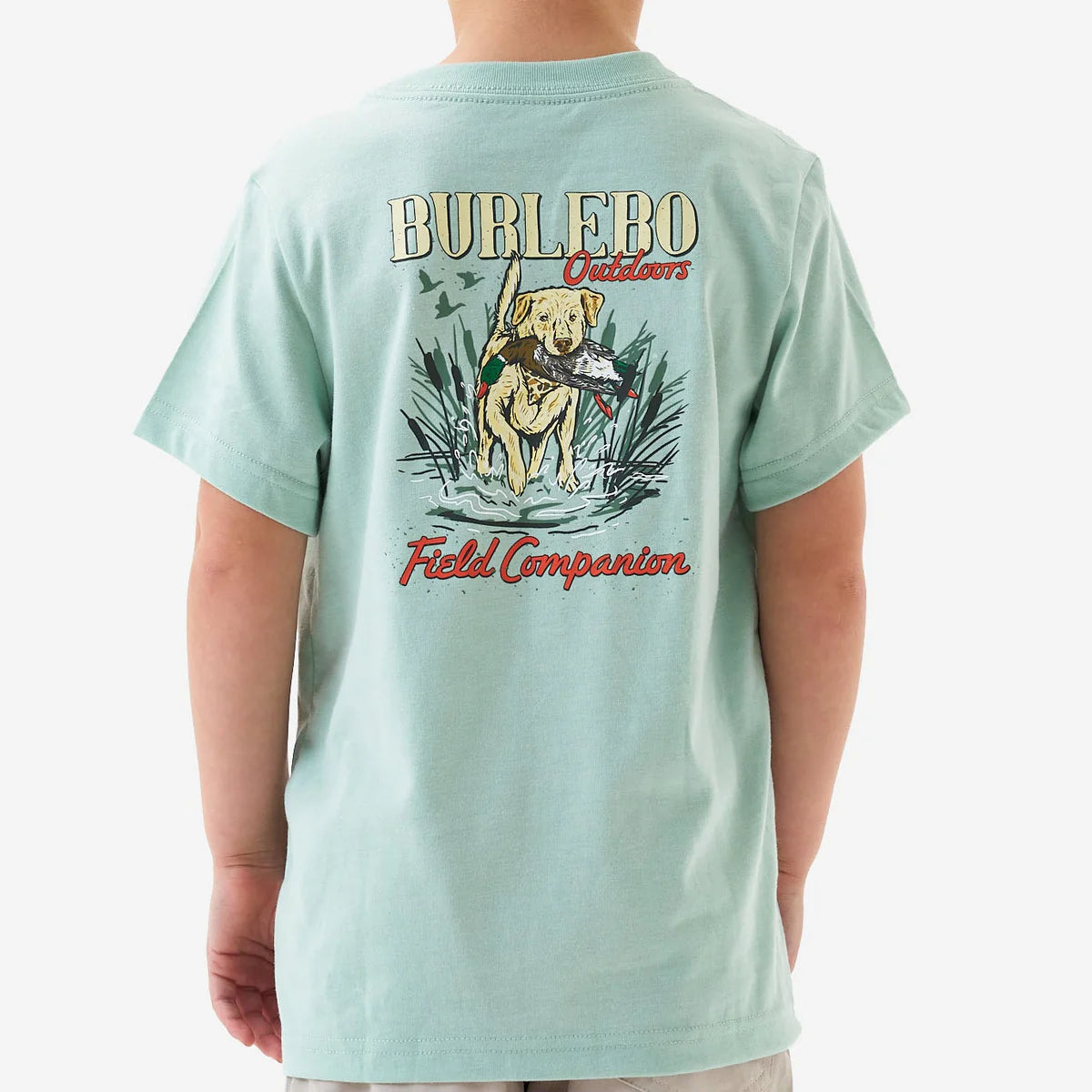 Youth SS Tee - Field Companion - Heather Sage