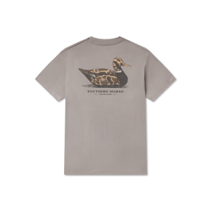 Youth Vintage Duck Decoy Tee - Camo - Dark Gray