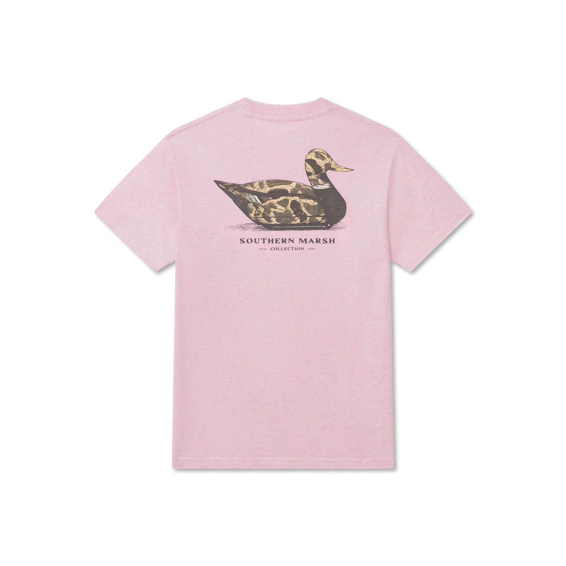 Youth Vintage Duck Decoy Tee - Camo - Washed Camelia
