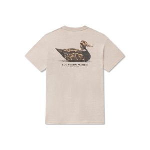 Youth Vintage Duck Decoy Tee - Camo - Washed Oatmeal