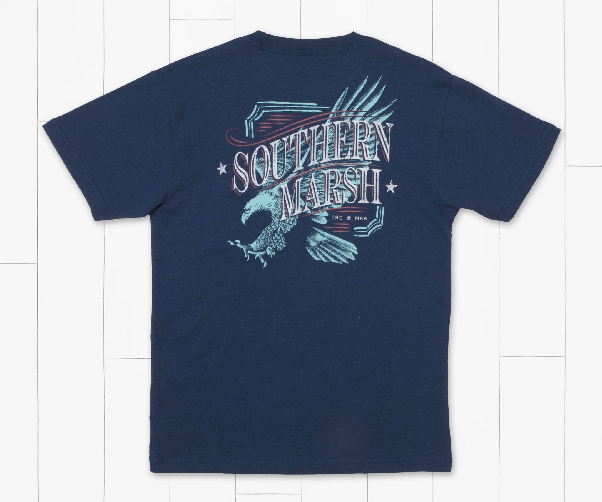 Youth Liberty Eagle Tee - Navy