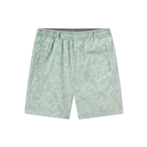 Youth Billfish Lined Performance Short - Camo - Olive