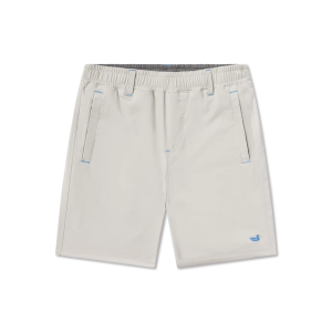 Youth Billfish Lined Performance Short - Light Gray