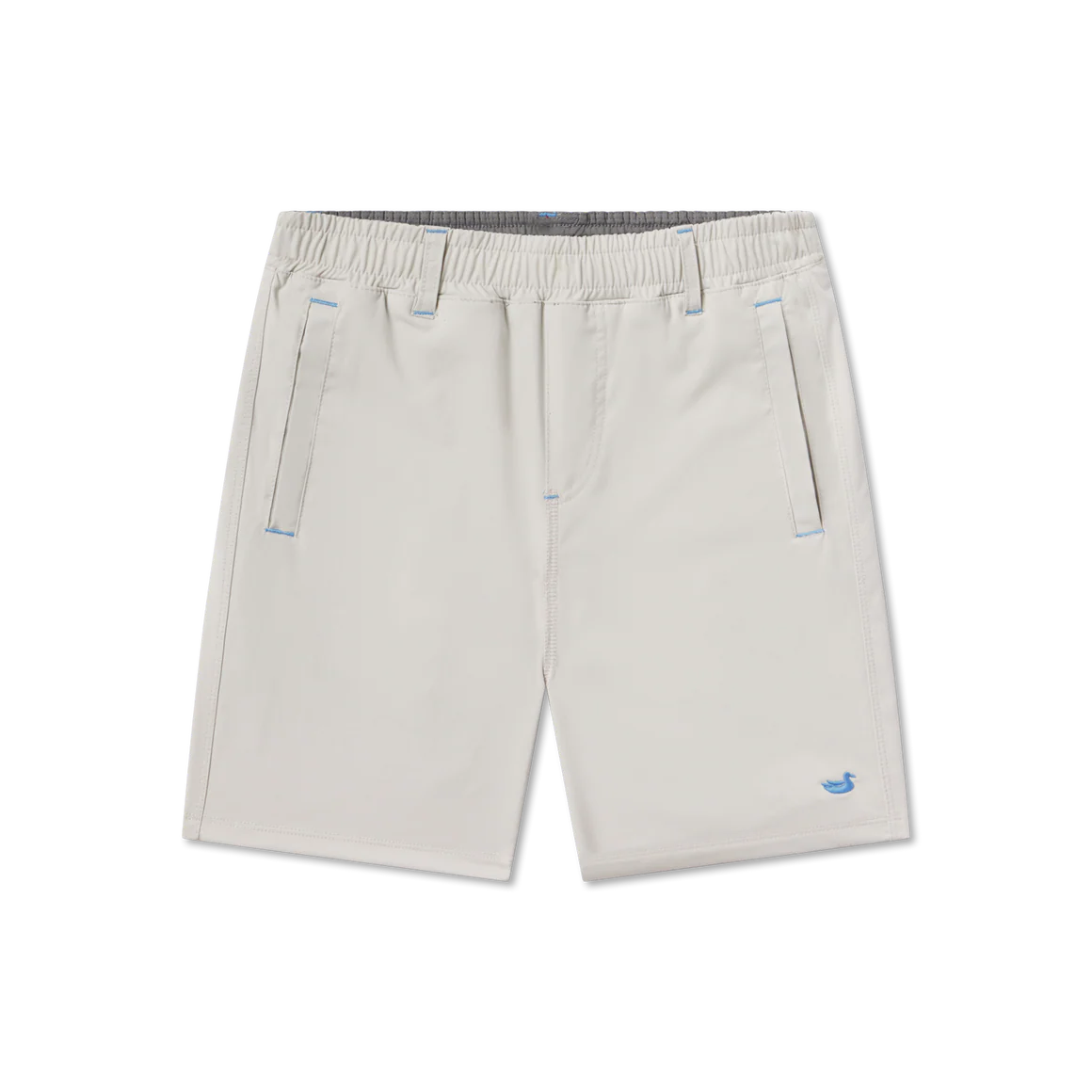 Youth Billfish Lined Performance Short - Light Gray